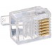 RJ 11/12  6P6C Ends- Plug Round Stranded