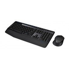 Logitech MK345 Wireless Keyboard and Mouse Combo (Black)