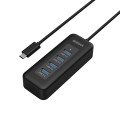 Nekteck USB Type-C to USB 3.0 Hub with 4 USB-A Ports Adapter 