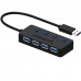 Sabrent 4-Port USB 3.0 Hub with Individual Power Switches and LEDs 