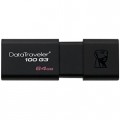 Kingston 64GB Data Traveler 100 G3 USB Flash Drive (Black)