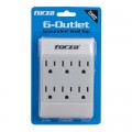 Forza Power Wall Tap - 6 outlet 