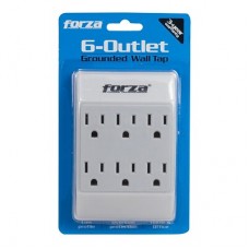 Forza Power Wall Tap - 6 outlet 