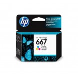 HP 667 Colour Original Ink Cartridge 