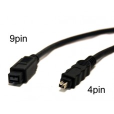 FIREWIRE 9P-4P M-M 6FT BLACK