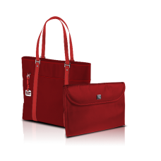 KlipX Verona 15.4" Handbag/ Laptop Bag- Red