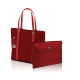 KlipX Verona 15.4" Handbag/ Laptop Bag- Red