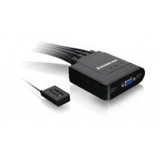 IOGEAR 4 Port USB KVM W/REMOTE