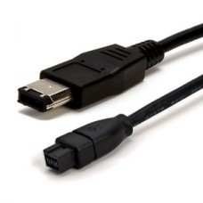 FIREWIRE 9P-6P M-M 6FT BLACK