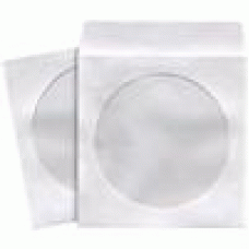CD SLEEVES PAPER (100)PK -WHIT