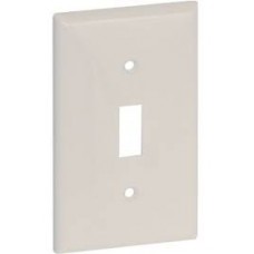 1 PORT FACEPLATE - WHITE